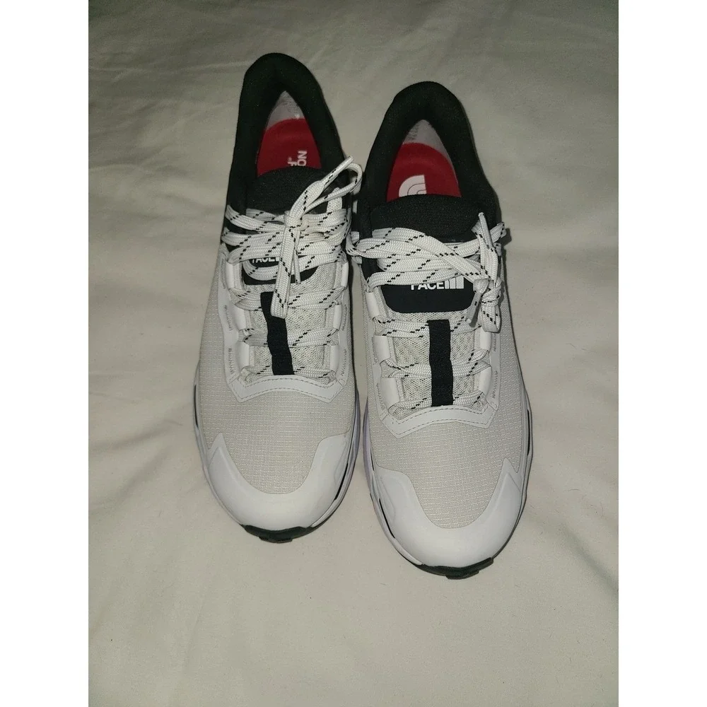 The North Face Mens Vectiv Exploris Futurelight White Black NF0A4T2W Size 10.5